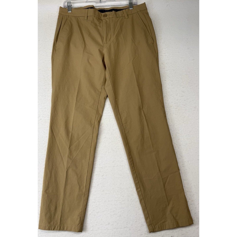 Vineyard Vines Performance Chino Pants Brown Mens 33x30 Cotton Nylon Spandex